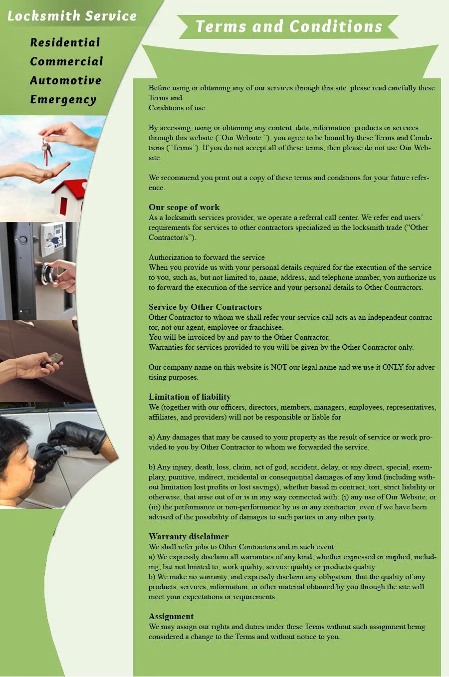 Pleasant Hills PA Locksmith Store Pleasant Hills, PA 412-386-0172 - terms-and-condition-c-22